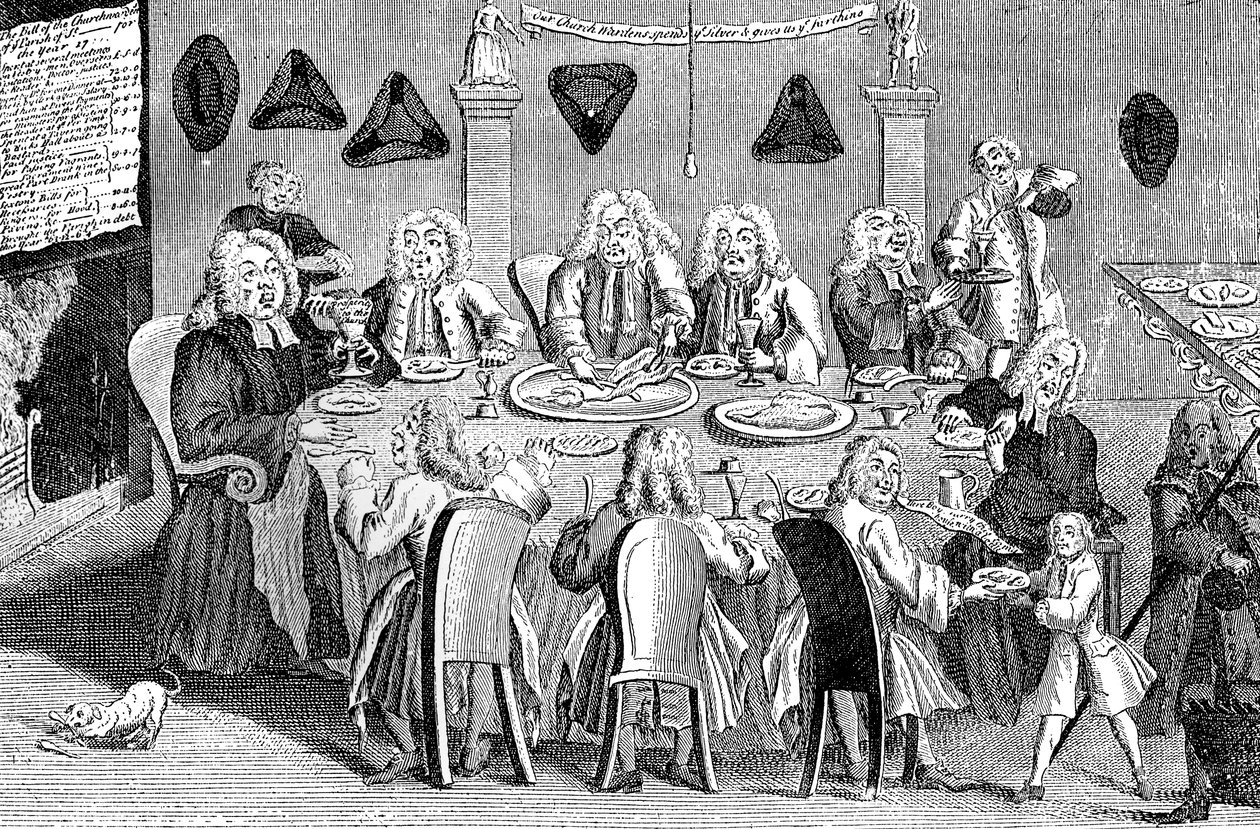 En Sognefest, 1741 af Unbekannt