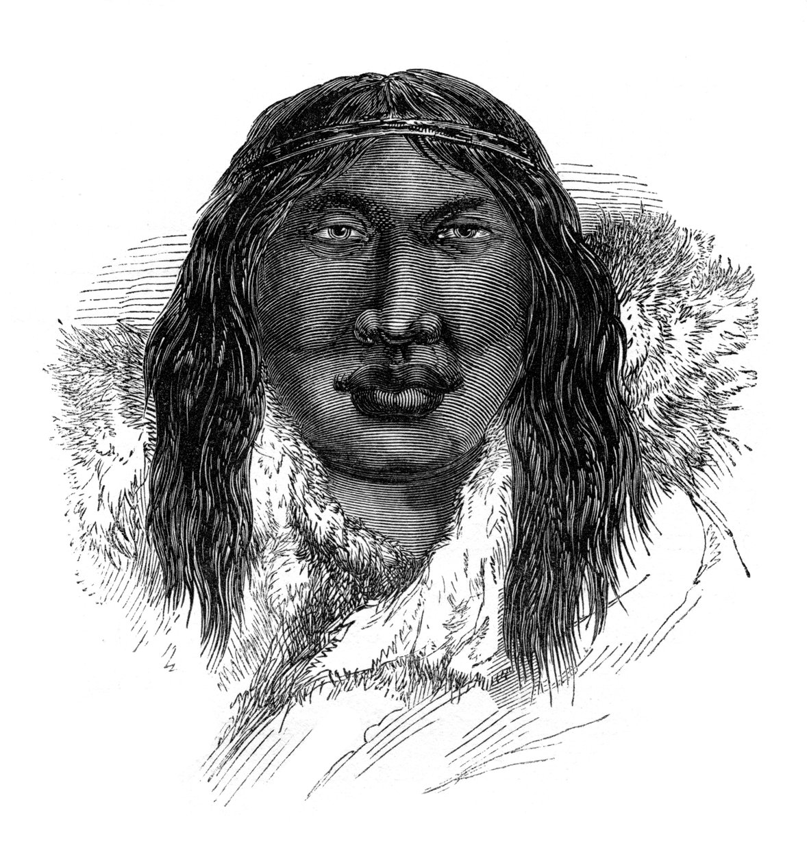 En patagonier, 1848 af Unbekannt