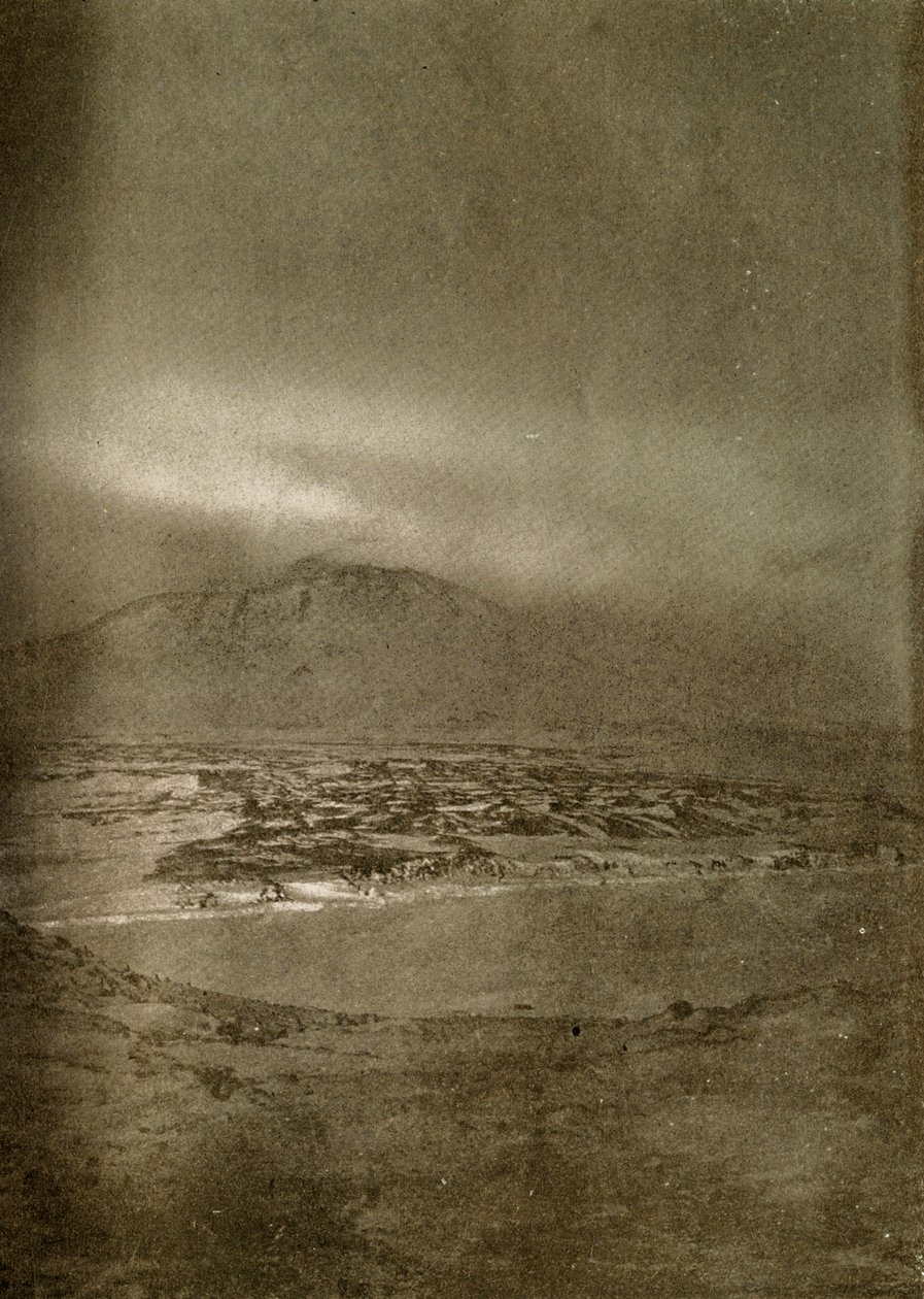 Et fotografi af Aurora Australis, c1908, 1909 af Unbekannt