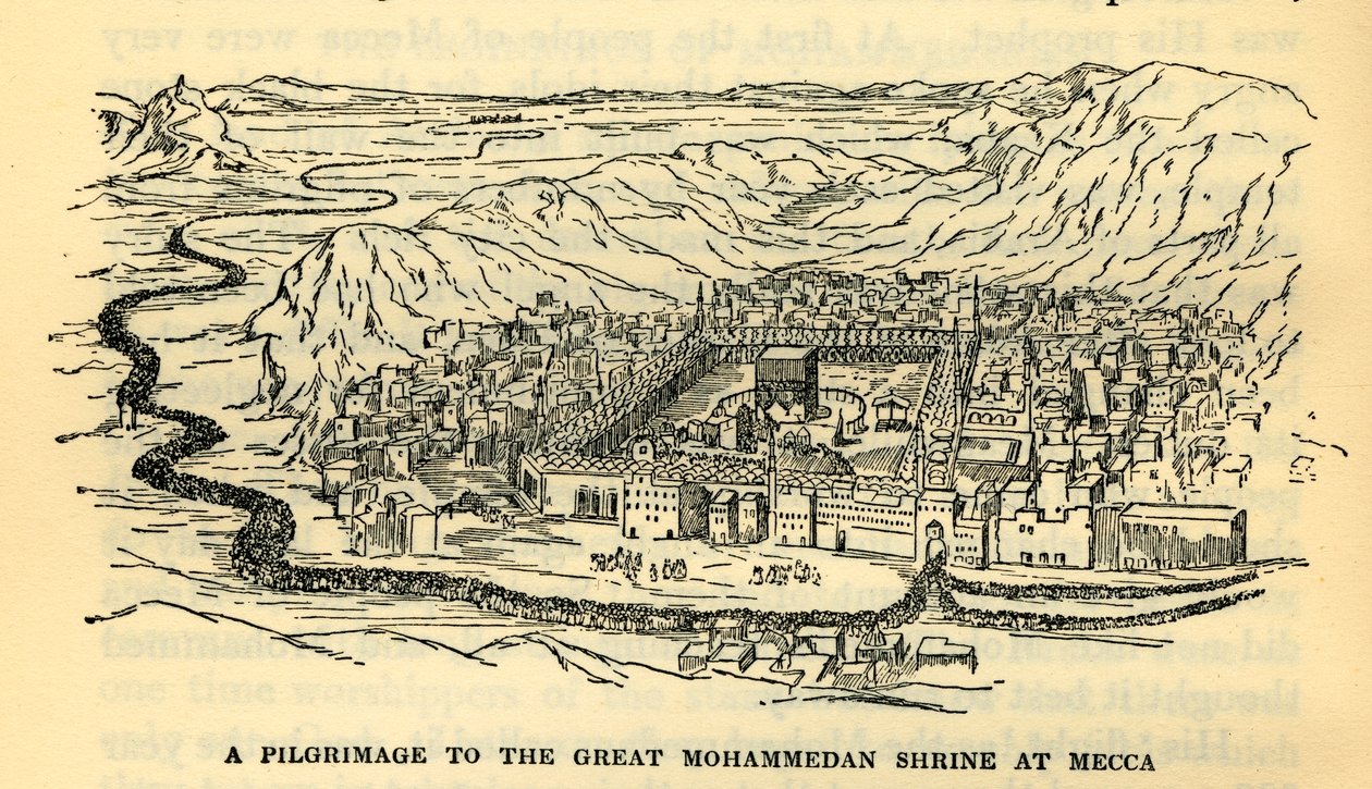 A Pilgrimage to the Great Mohammedan Shrine at Mecca, c1930.  af Unbekannt