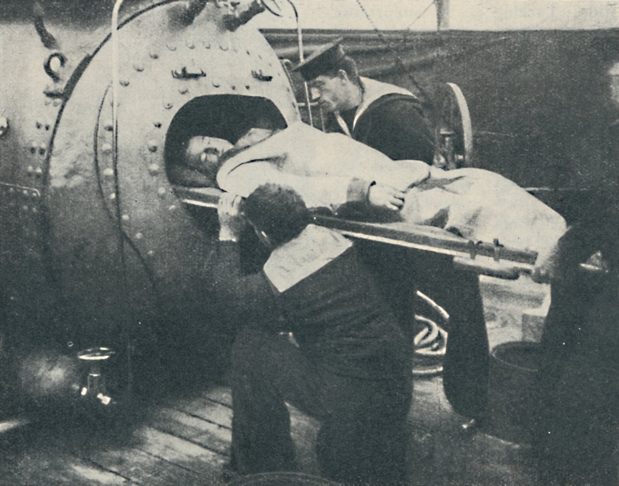 Et rekompressionskammer, 1936 af Unbekannt