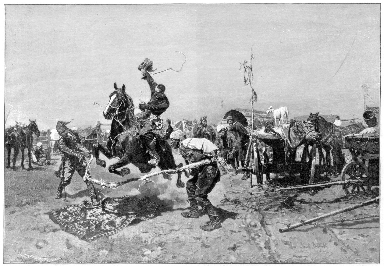 En russisk hestemesse, 1894 af Unbekannt