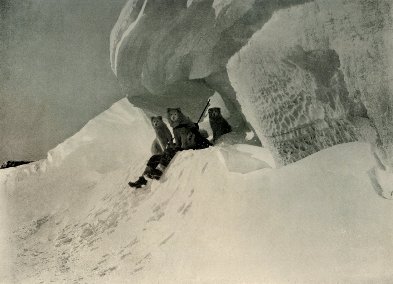 En snegesims, c1908, 1909. af Unbekannt