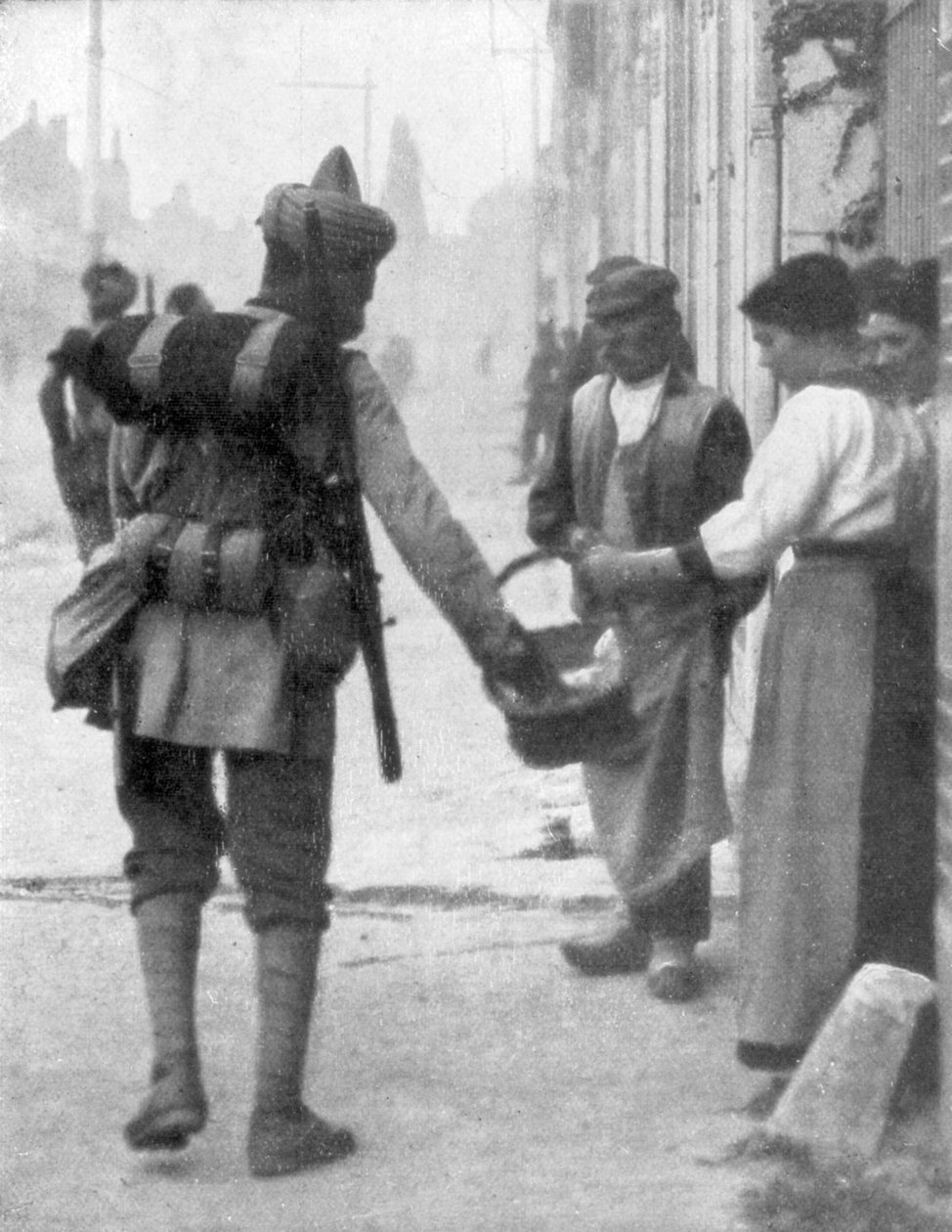 En soldat fra den britiske indiske hær, Frankrig, c1915 af Unbekannt