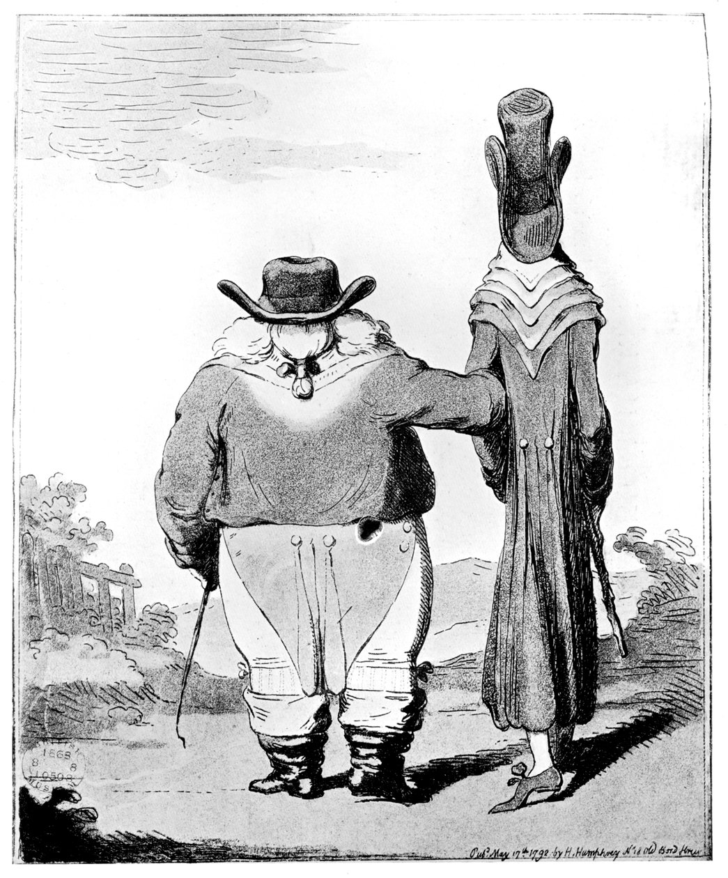 En Spencer og et trådpapir, 1792 af Unbekannt