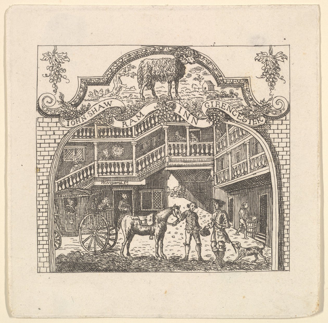 Et værtshuskort til John Shaw, 1790