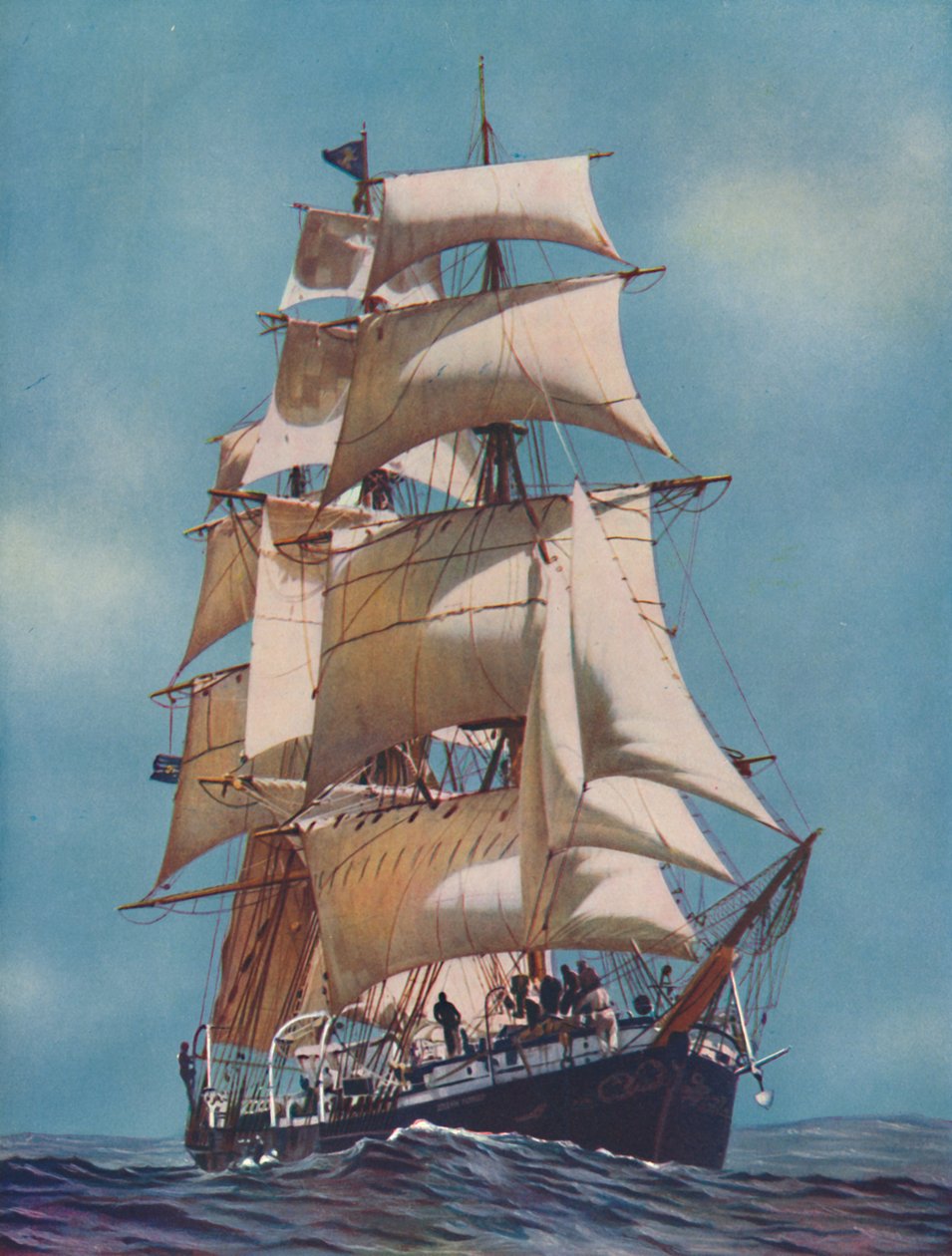 Joseph Conrad, et træningsskib i 52 år, er nu registreret som en yacht, 1937 af Unbekannt