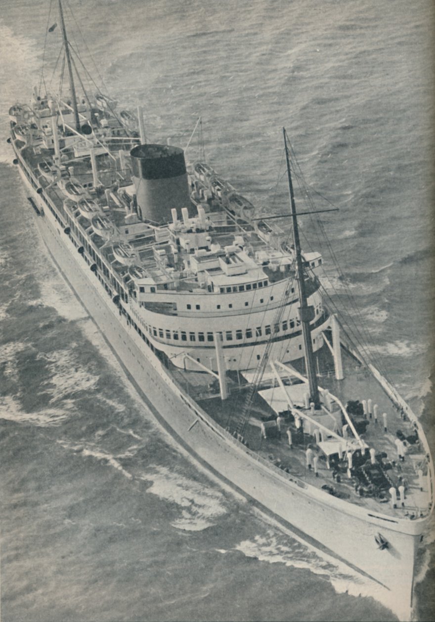 Et Twin-Screw motorskib, Stirling Castle bygget af Harland og Wolff, 1937 af Unbekannt