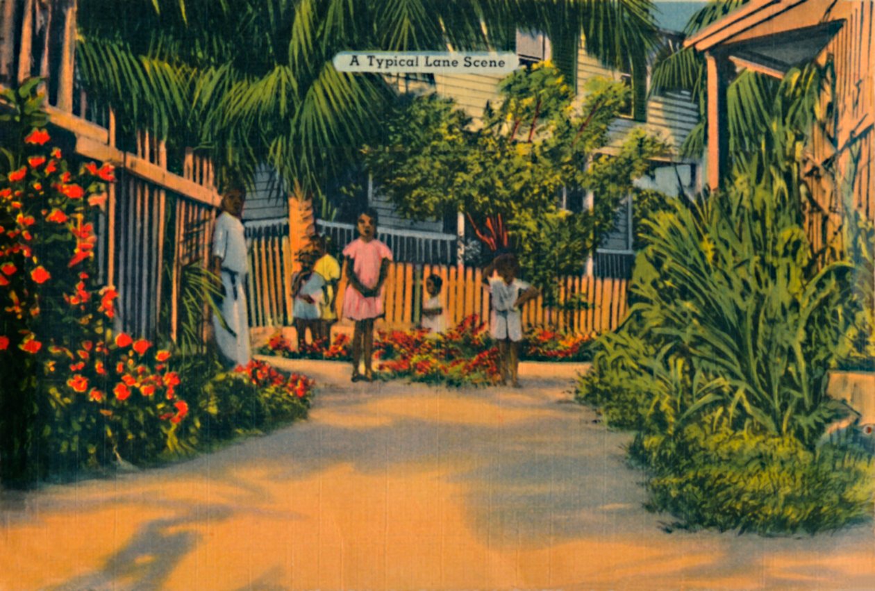 A Typical Lane Scene, c1940