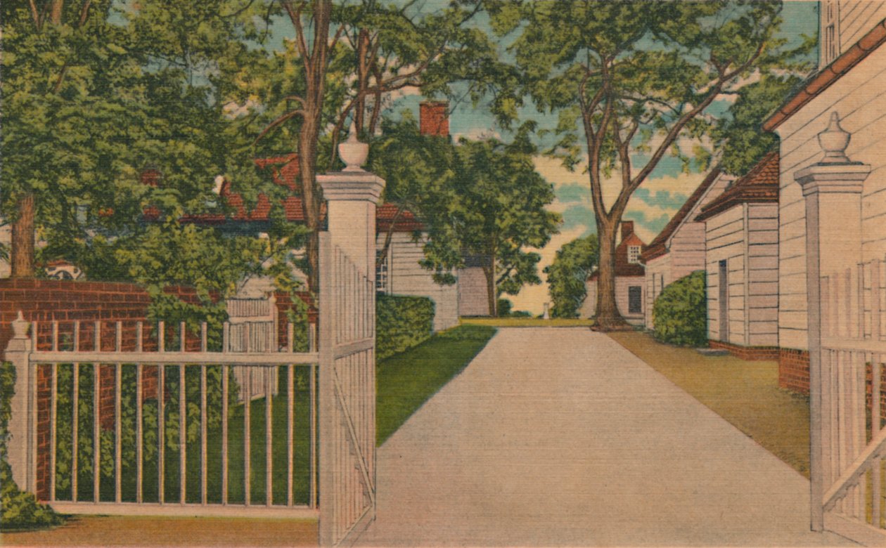 A View of the North Lane, 1946 af Unbekannt
