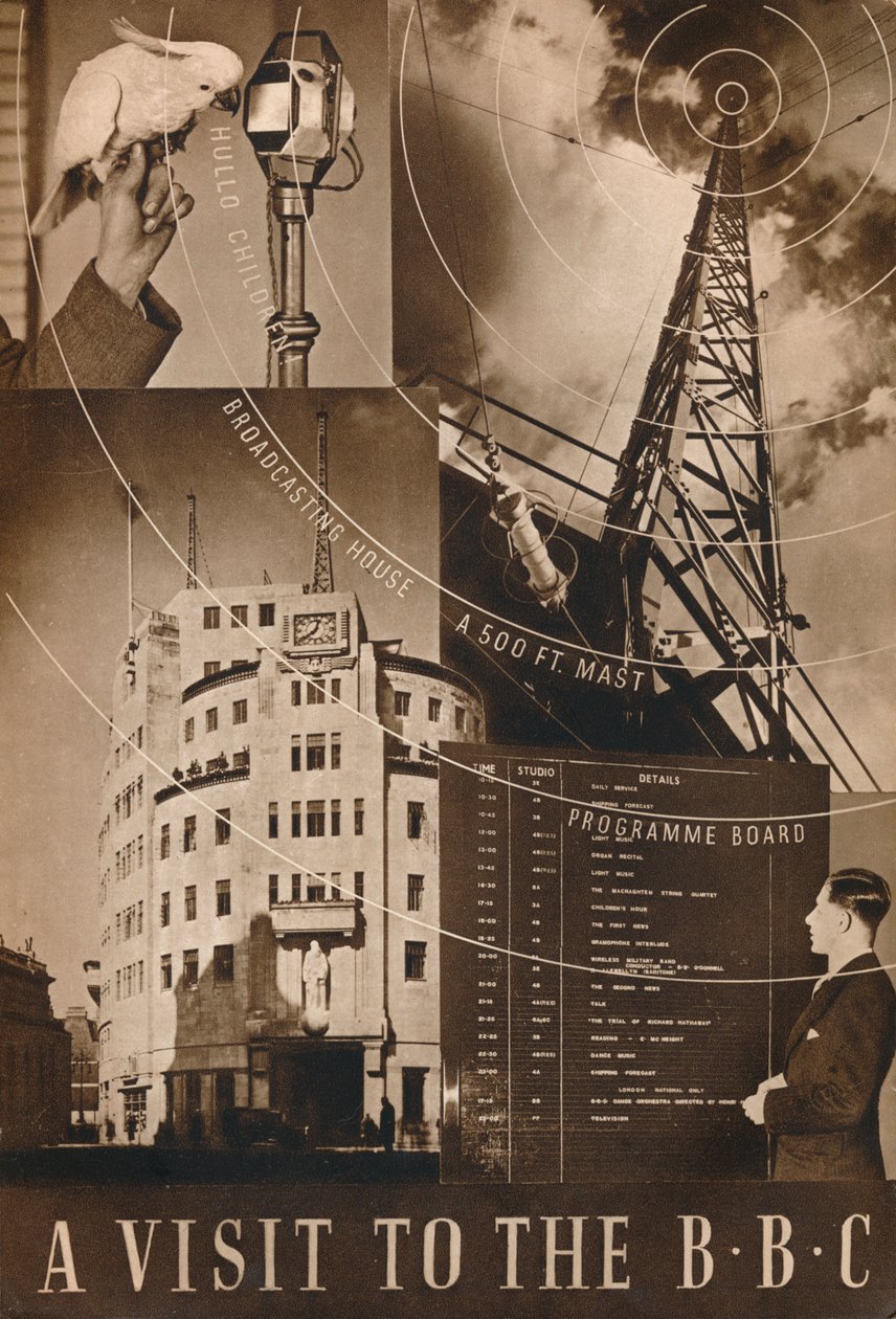 Et besøg på BBC, 1937 af Unbekannt