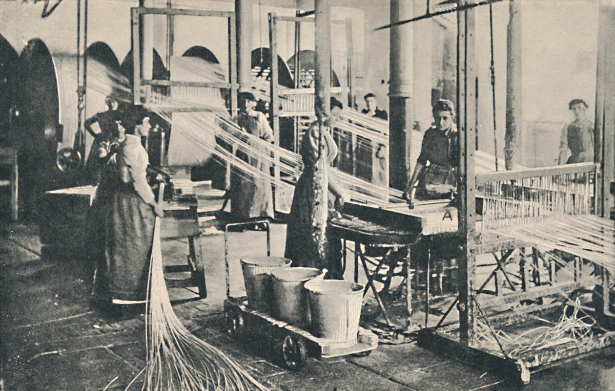 En vokskonusfremstillingsfabrik, 1917 af Unbekannt