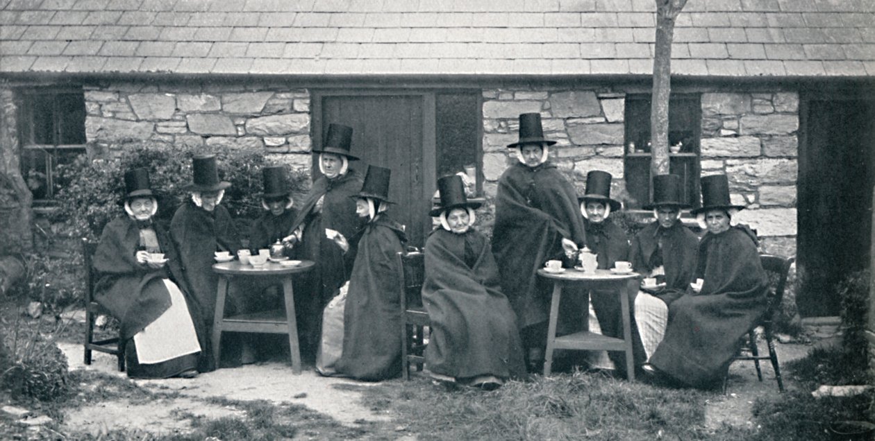 Et walisisk teselskab, 1912 af Unbekannt