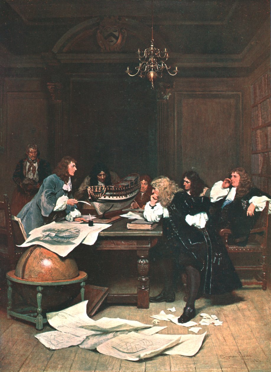 En pisk til Van Tromp, Admiralitetet, 1883, c1902. af Unbekannt