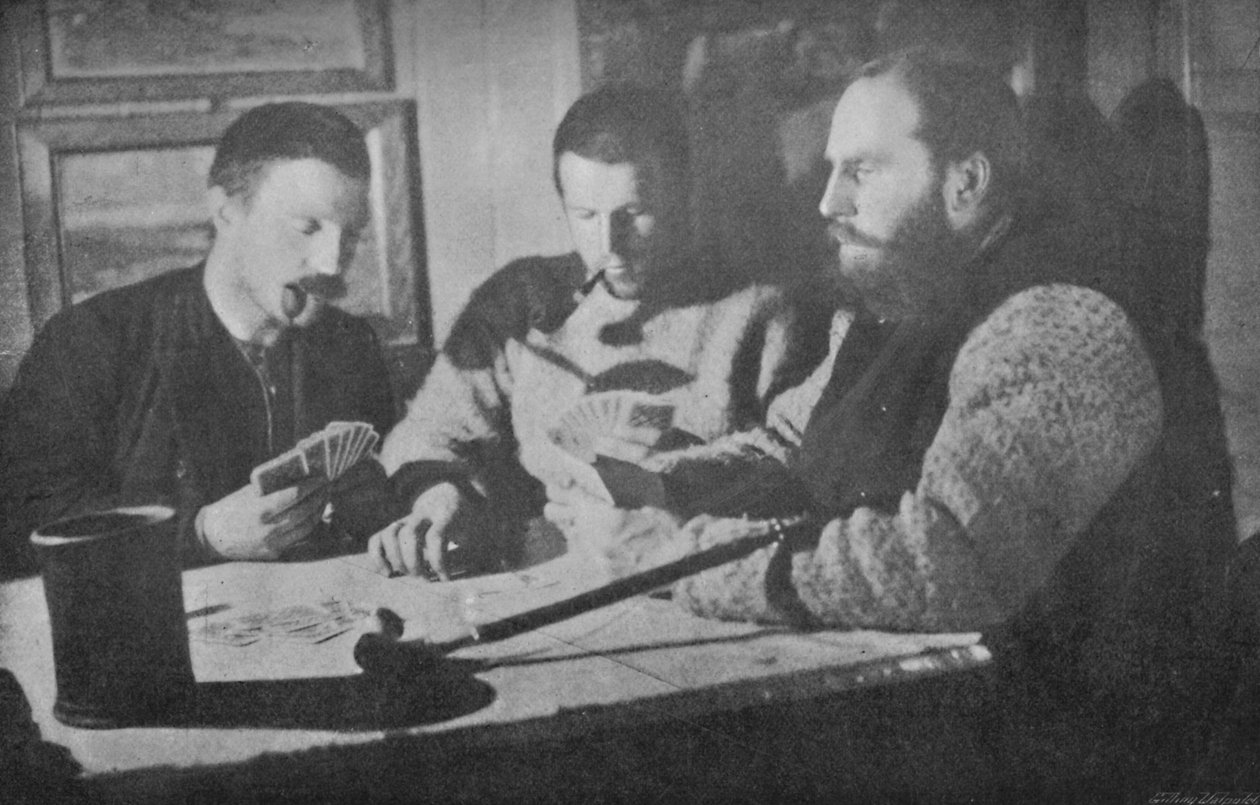 En whist-fest i salonen. 15. februar 1895, 1897 af Unbekannt