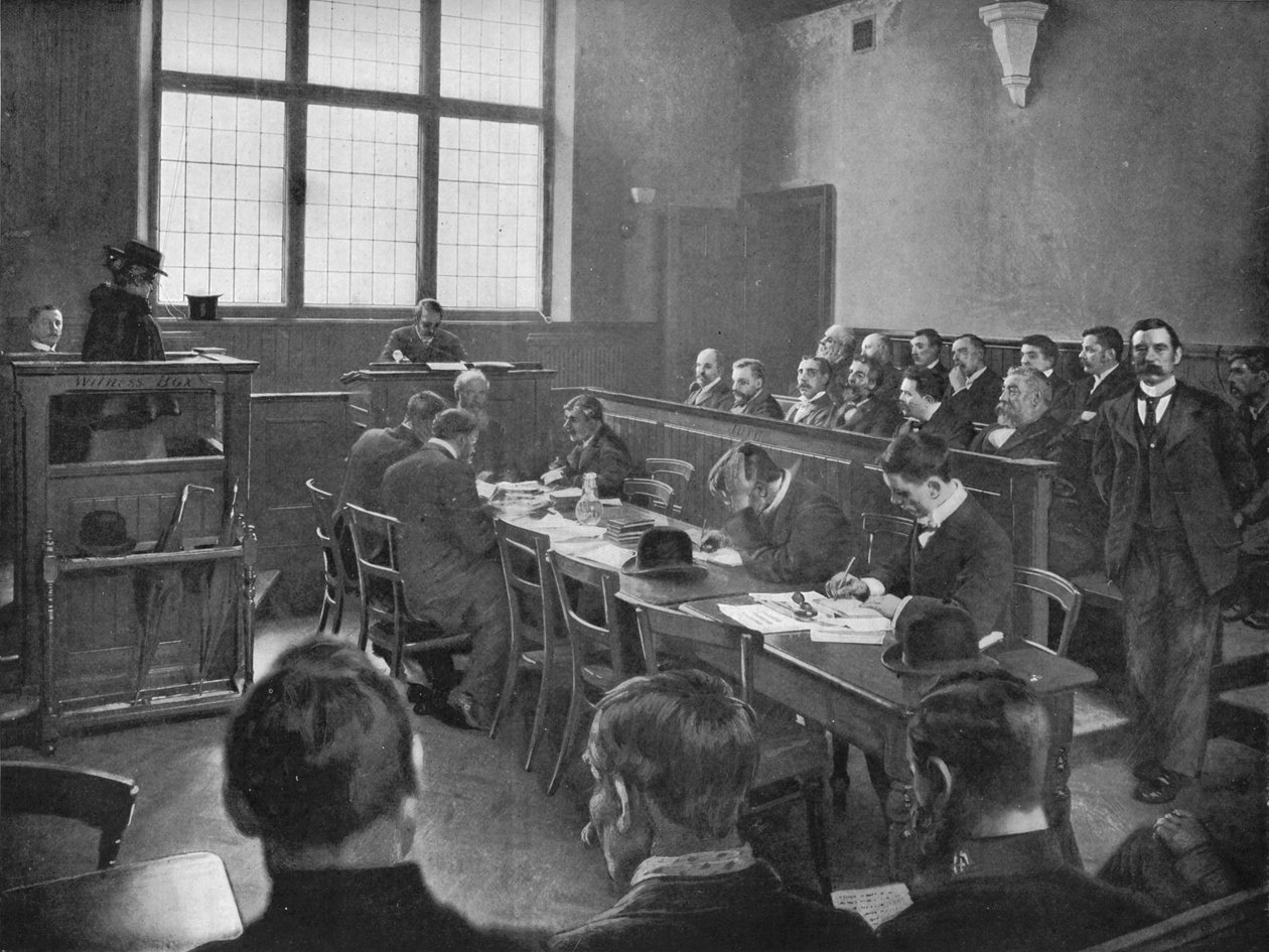 En ligsynsundersøgelse, London, c1901 1901 af Unbekannt