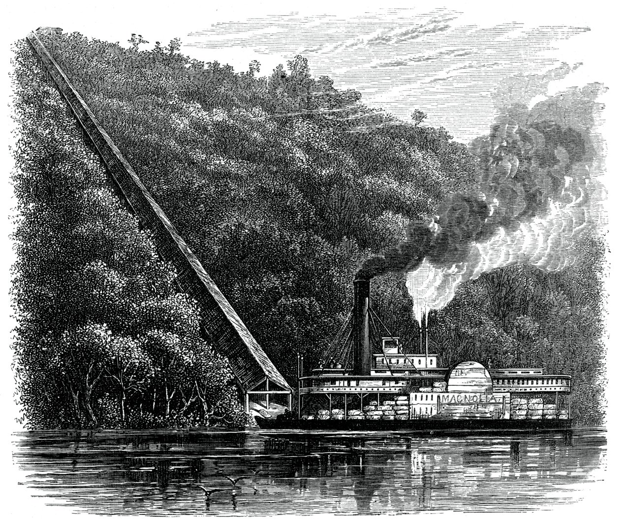 En bomuldsskakt, USA, c1880 af Unbekannt