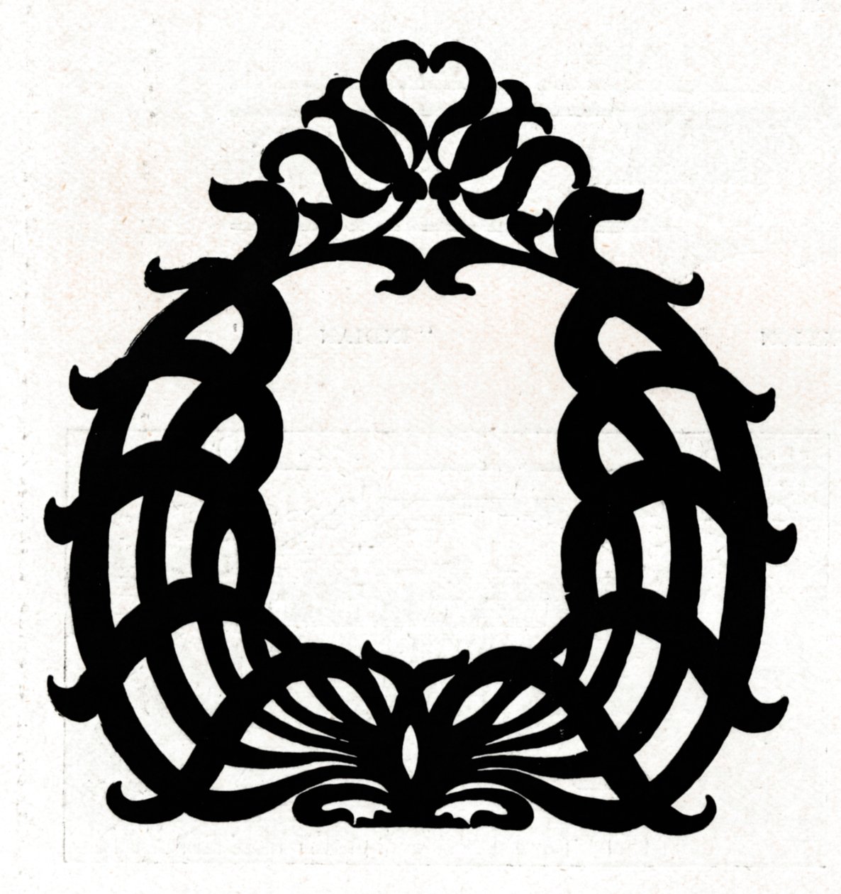 Et design til en billedramme med titlen Sixpence, 1898 af Unbekannt