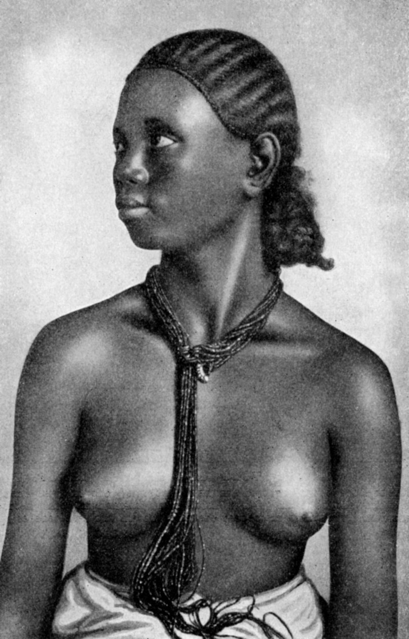 En pige af Tigre-folket, Afrika, 1922 af Unbekannt