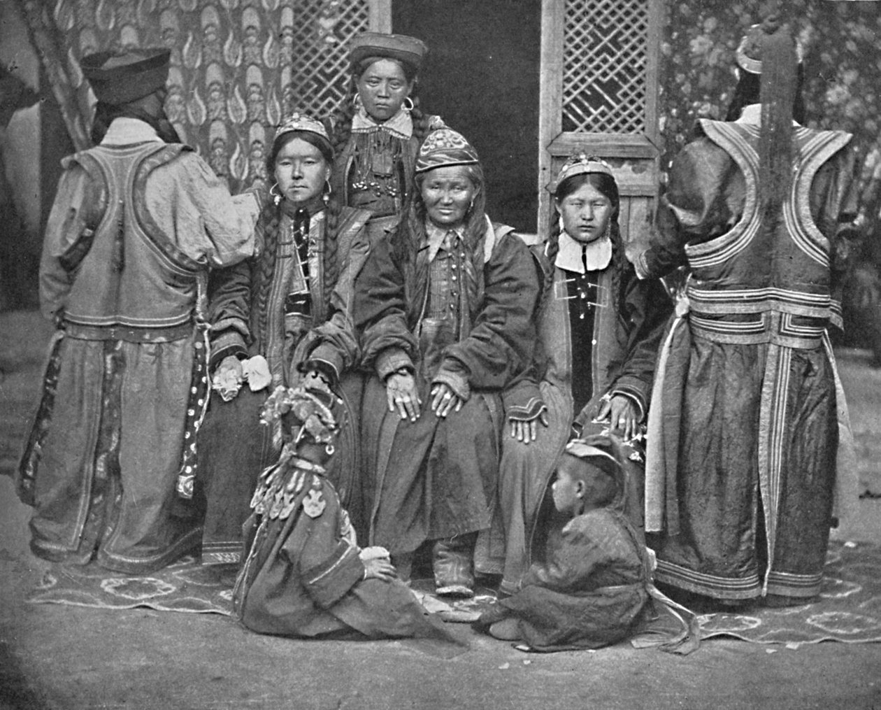 En gruppe mongoler, 1902 af Unbekannt