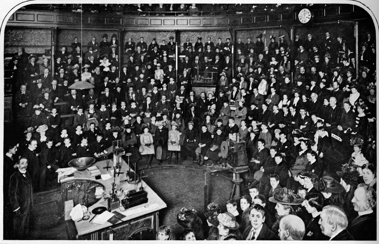 Et foredrag ved Royal Institution, London, c1903 1903 af Unbekannt