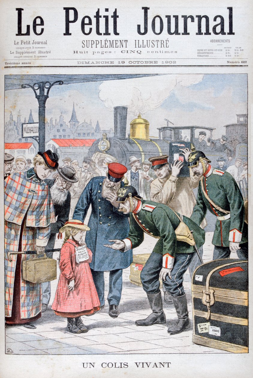 En levende parcel, Tyskland, 1902 af Unbekannt