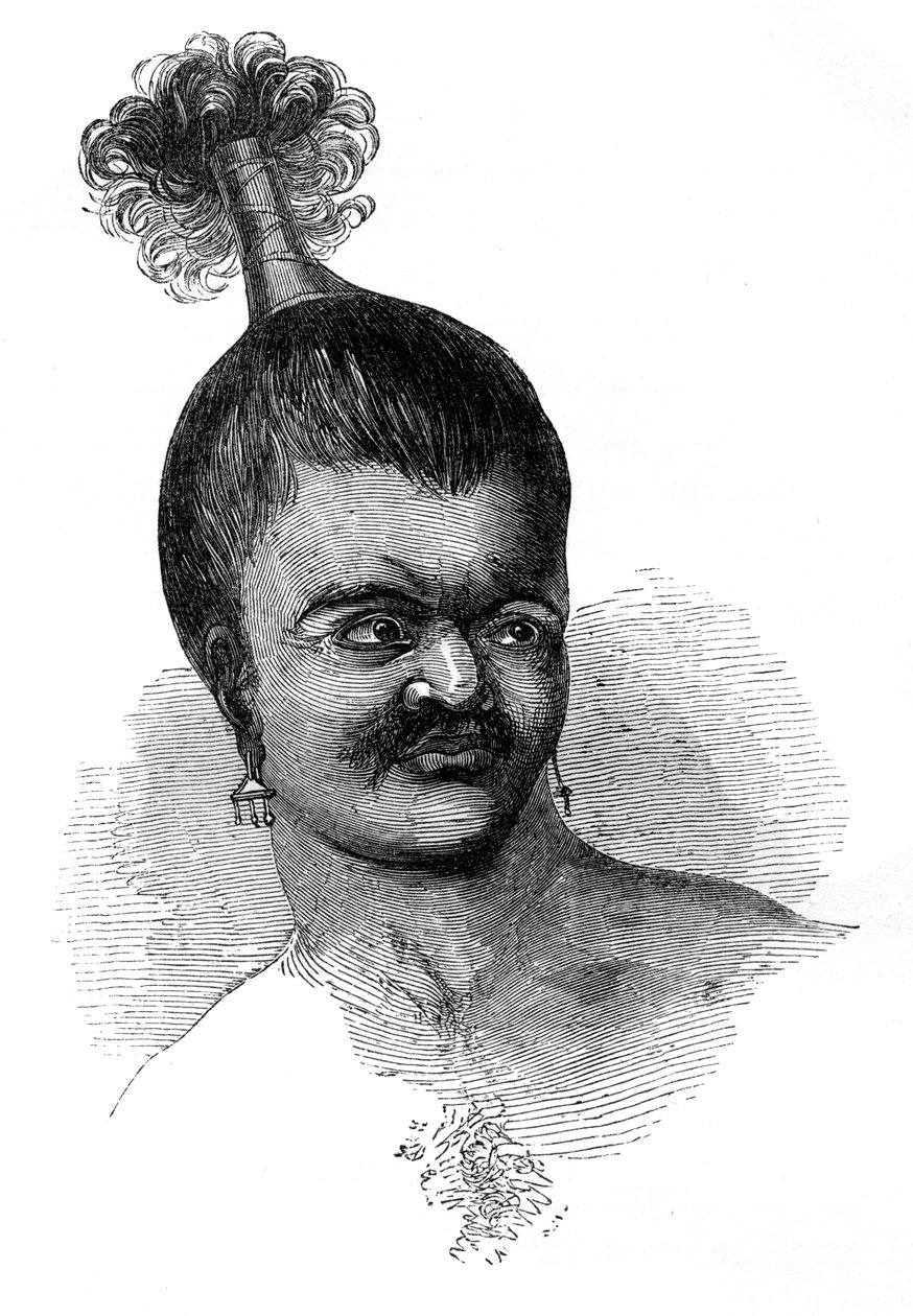 En indfødt fra Omdai Island, 1848 af Unbekannt