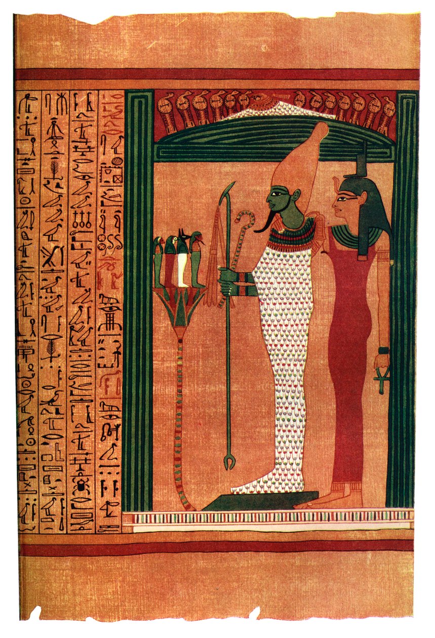 En side fra The Book Of Dead, 1926 af Unbekannt