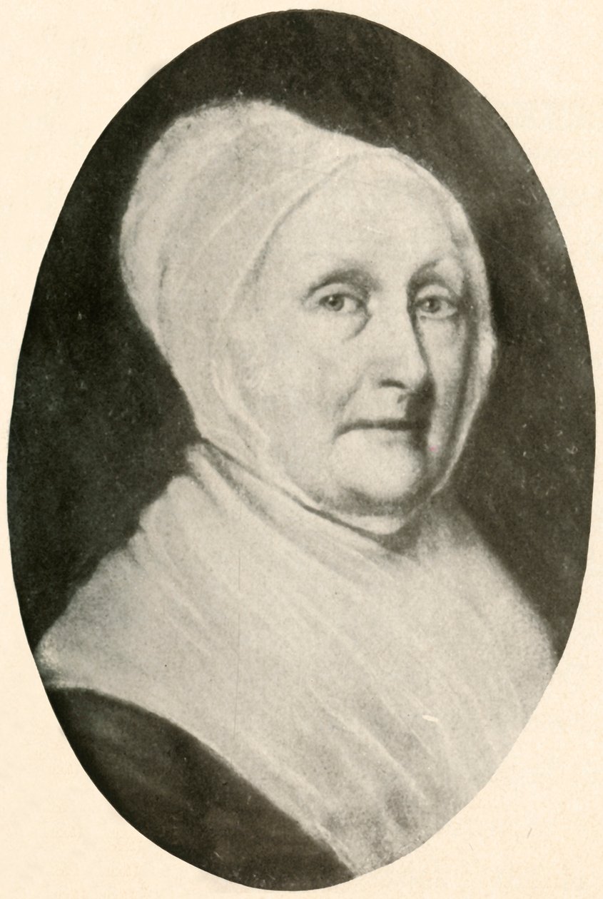 Et portræt af fru Pennington, der viser kjolen af en kvækerdame, 1780, 1937. af Unbekannt
