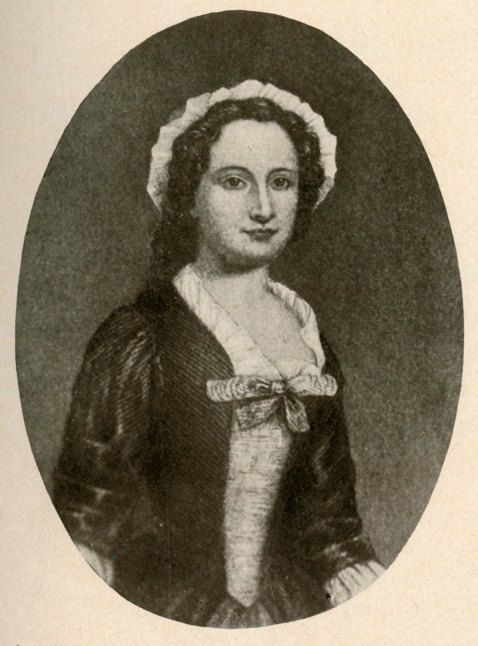 Et portræt af en ung pige i Philadelphia, c1760, 1937. af Unbekannt
