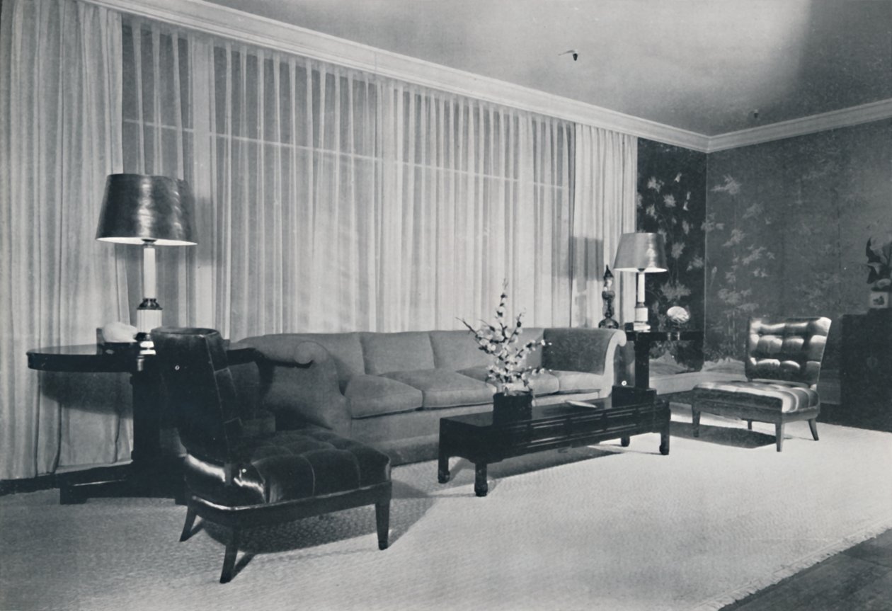 Et værelse arrangeret af Lord & Taylor i New York, 1942 af Unbekannt
