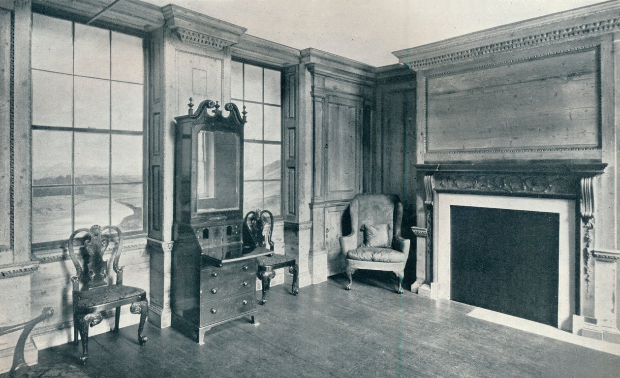 Et værelse på c1740 fra 63, Mansell Street, c1740 af Unbekannt