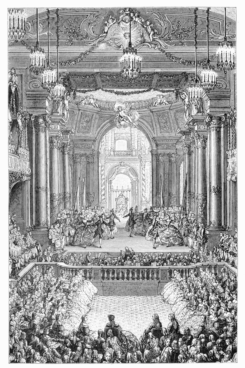 Et kongeligt bal, 1800-tallet af Unbekannt