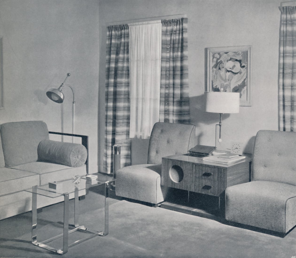 En udsigt i en toværelses lejlighed i Keeler Building, Grand Rapids, Michigan, 1935 af Unbekannt