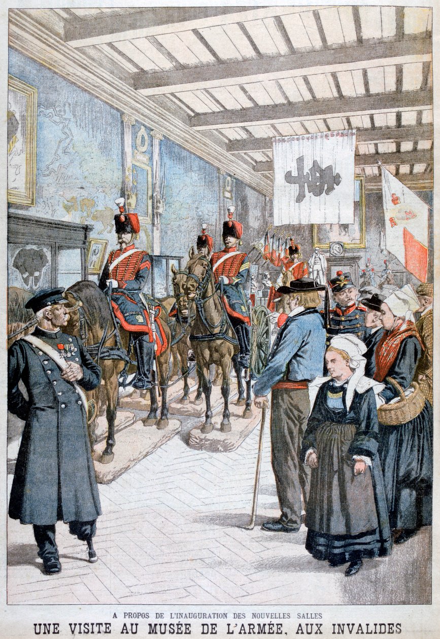 Et besøg på hærmuseet af krigsveteranerne, 1903 af Unbekannt