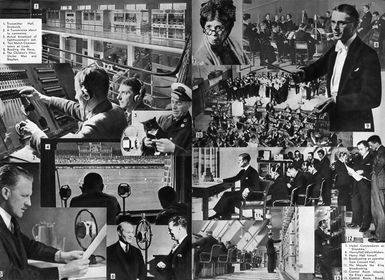 Et besøg på BBC, 1937 af Unbekannt