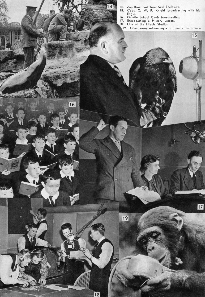 Et besøg på BBC, 1937 af Unbekannt