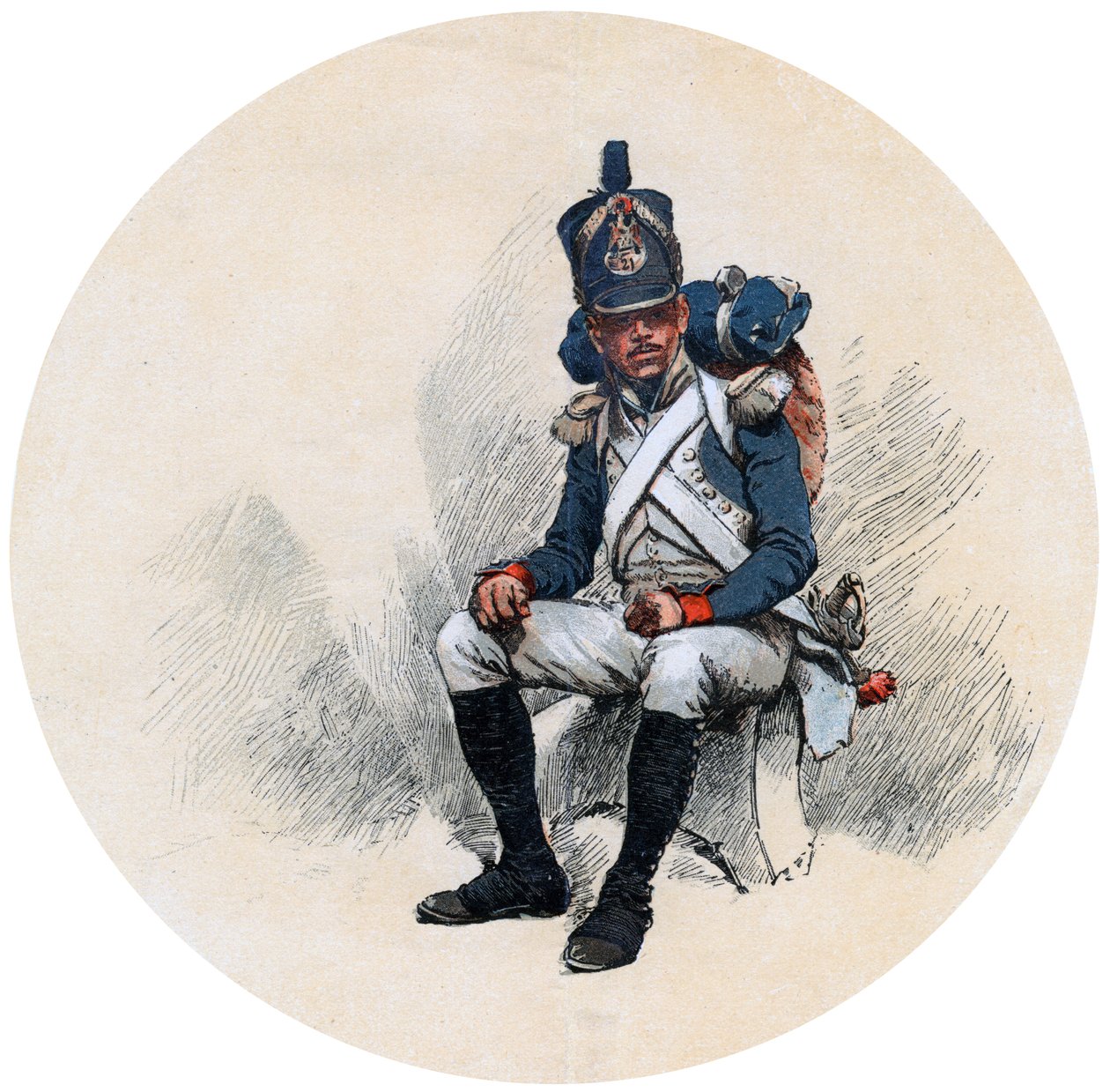 En voltigeur, 1800-tallet af Unbekannt