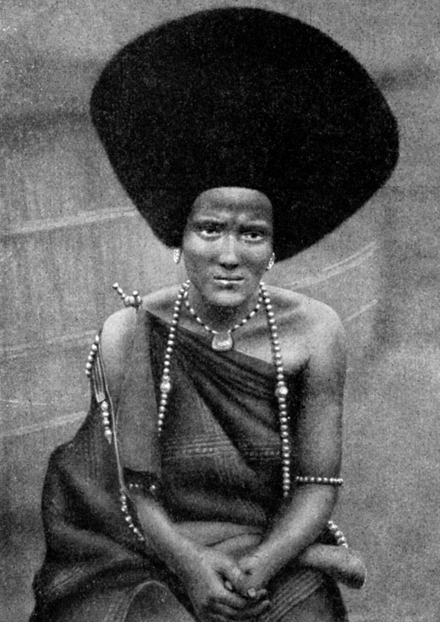 En kvinde fra Beja Nile eller Baggara-folket, Etiopien, Afrika, 1922 af Unbekannt