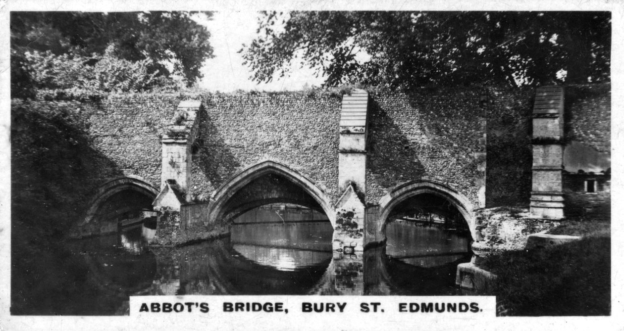 Abbots Bridge, Bury St Edmunds, Suffolk, c1920