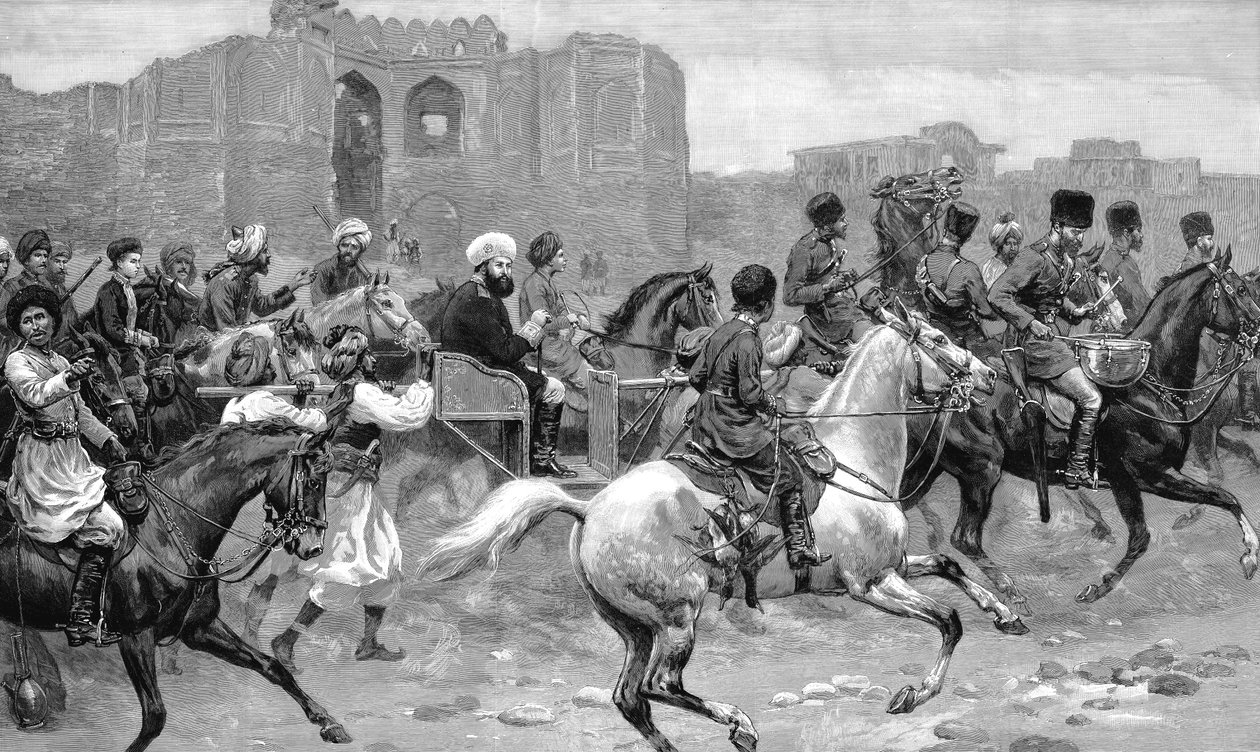 Abdor Rahman Khan 1844-1901, hersker over Afghanistan 1880-1901, 1893 af Unbekannt