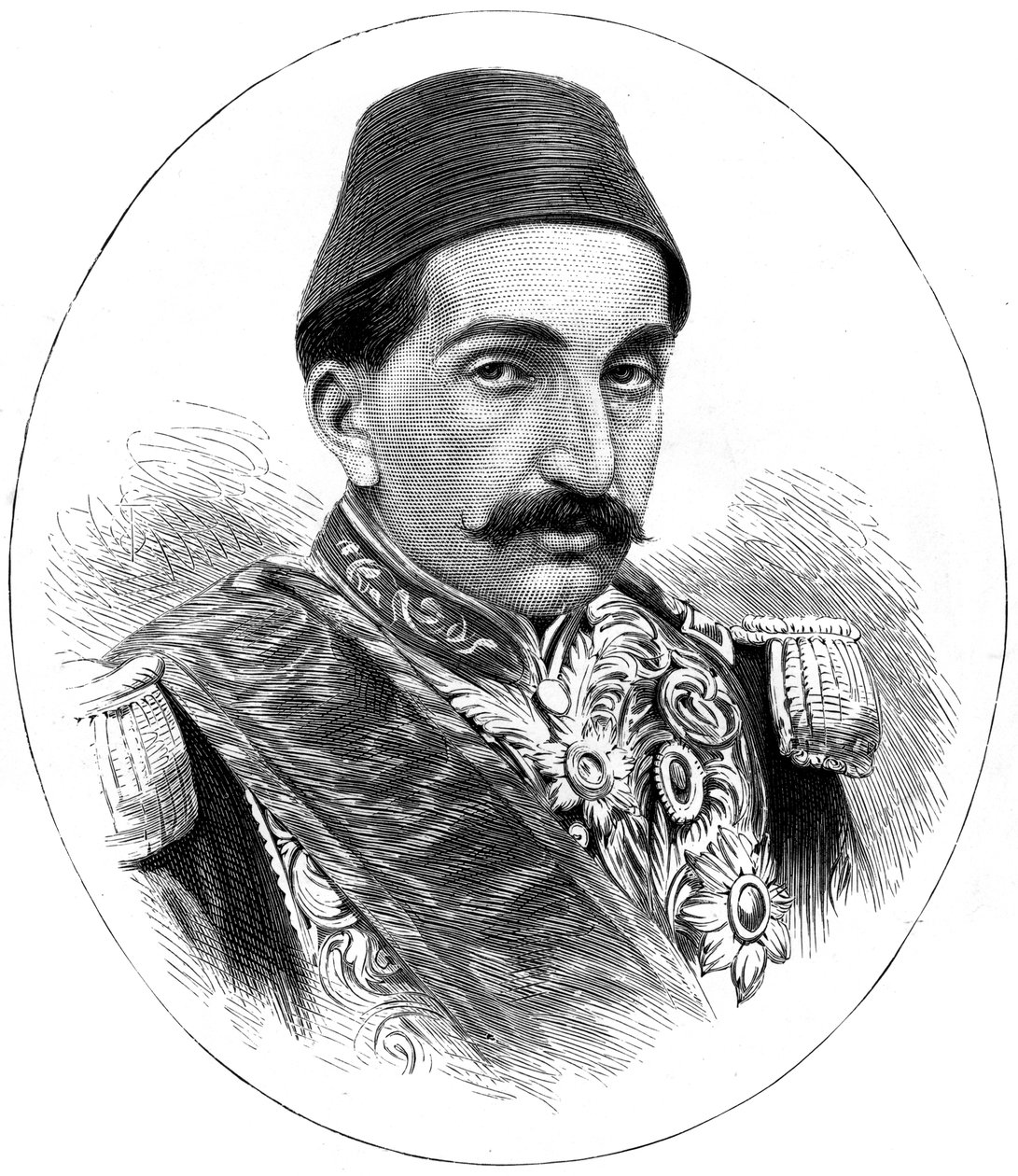Abdul Hamid II, Sultan af Tyrkiet, 1800-tallet af Unbekannt