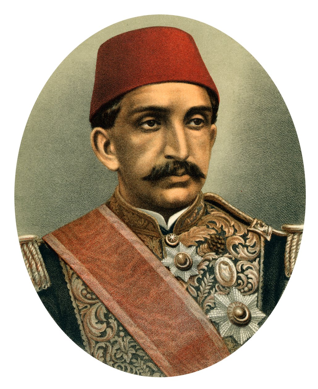 Abdul Hamid II, sultan af Tyrkiet, slutningen af det 19. århundrede af Unbekannt