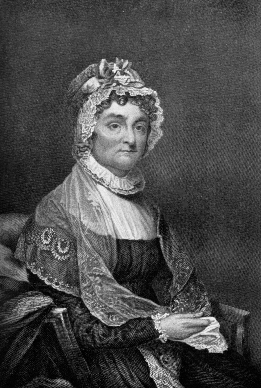 Abigail Adams 1744-1818, hustru til præsident John Adams, 1700-tallet 1908 af Unbekannt