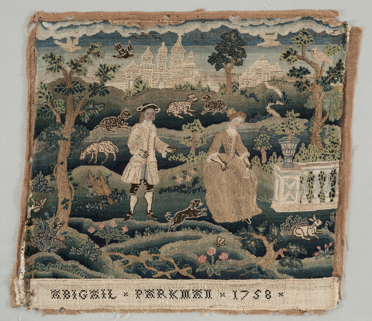 Abigail Parkman Broderi, begyndelsen af det 18. århundrede. af Unbekannt