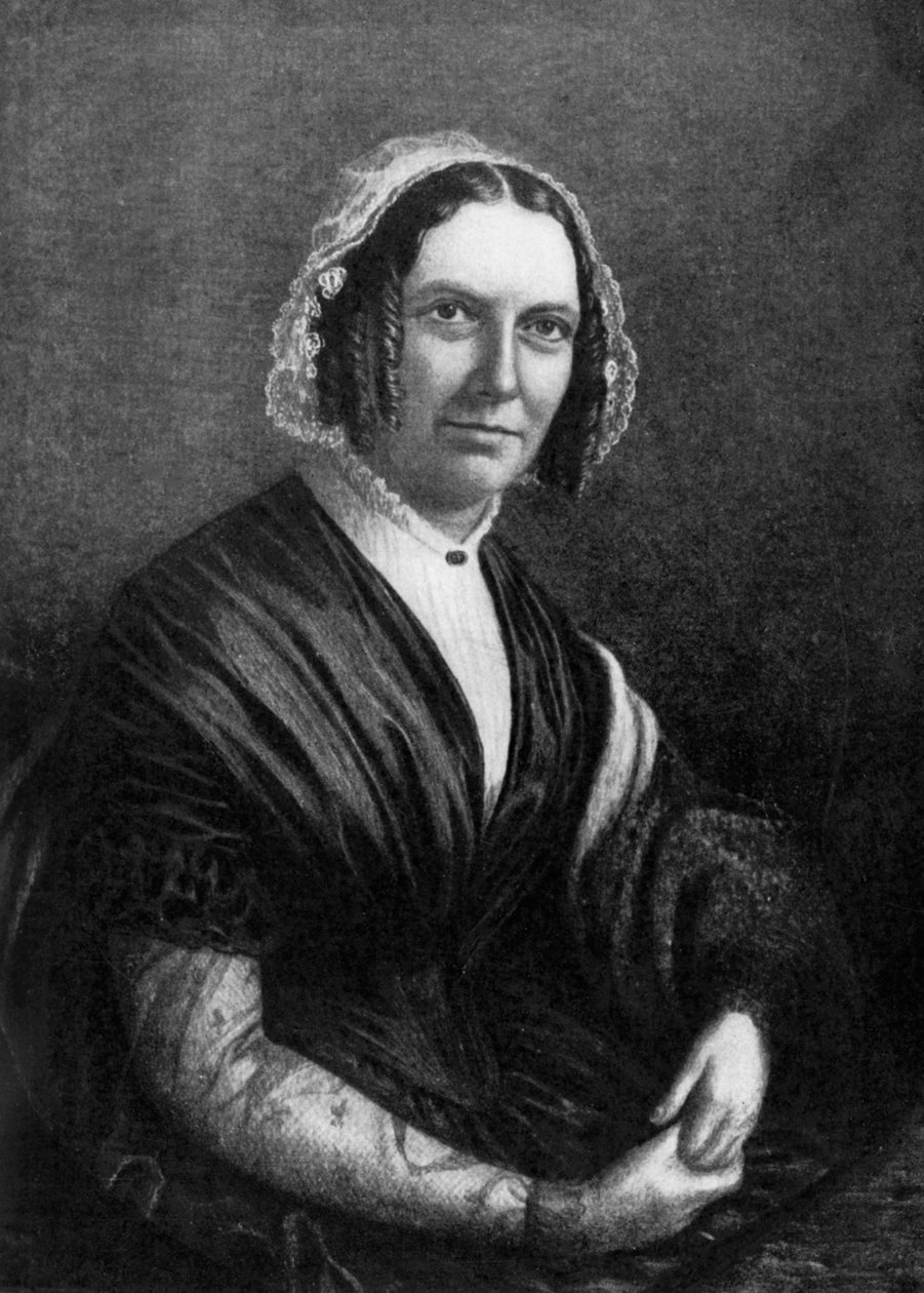 Abigail Powers Fillmore, hustru til den amerikanske præsident Millard Fillmore, 19. århundrede, 1908 af Unbekannt