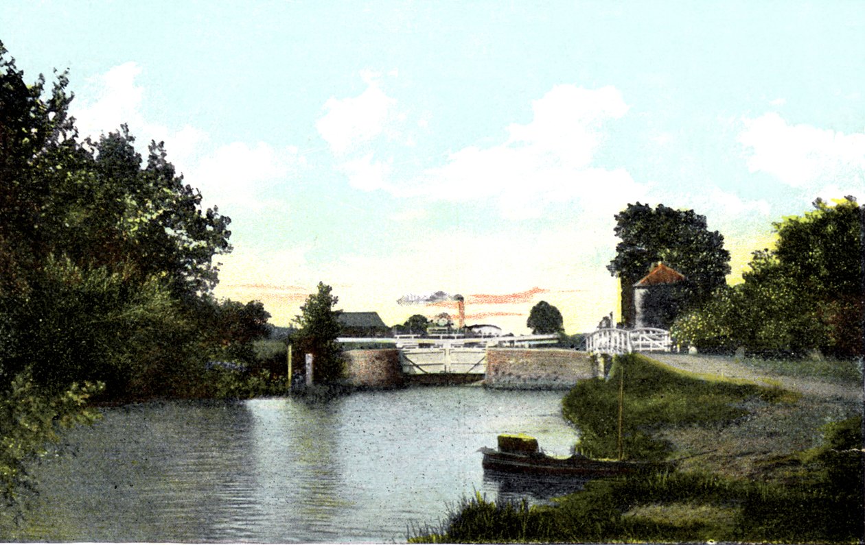 Abingdon Lock, Oxfordshire, 20. århundrede af Unbekannt