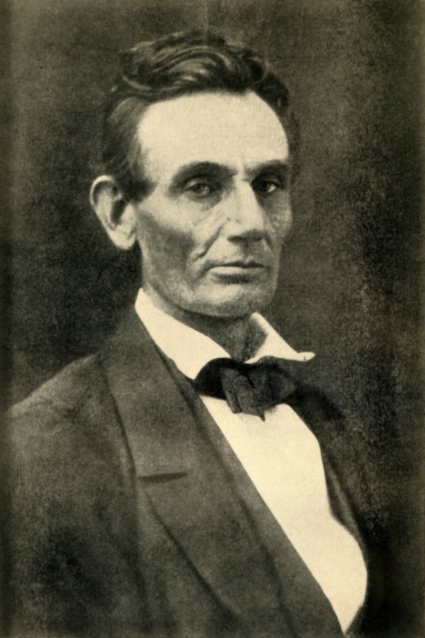 Abraham Lincoln, 1858, 1930. af Unbekannt