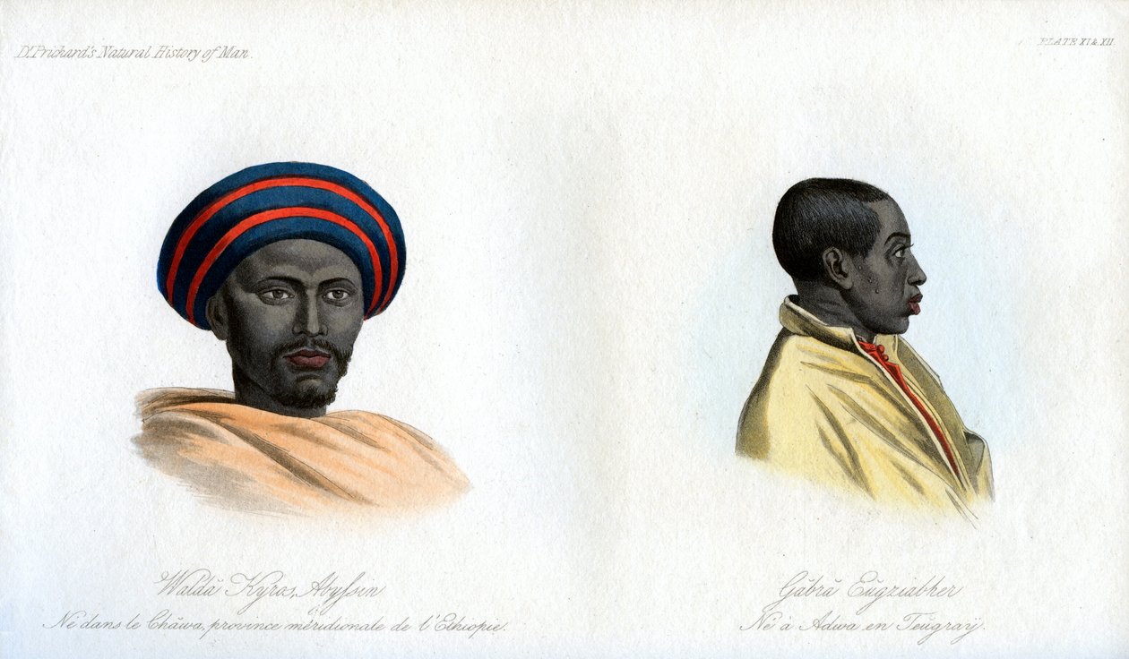 Abessiniske portrætter, 1848 af Unbekannt