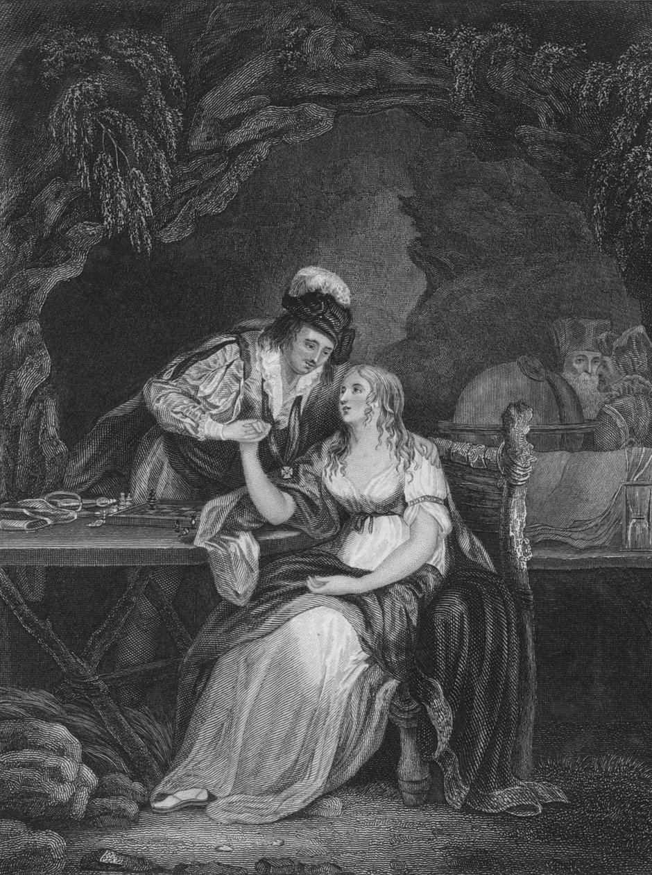 Akt V Scene i fra The Tempest, c1800-tallet af Unbekannt